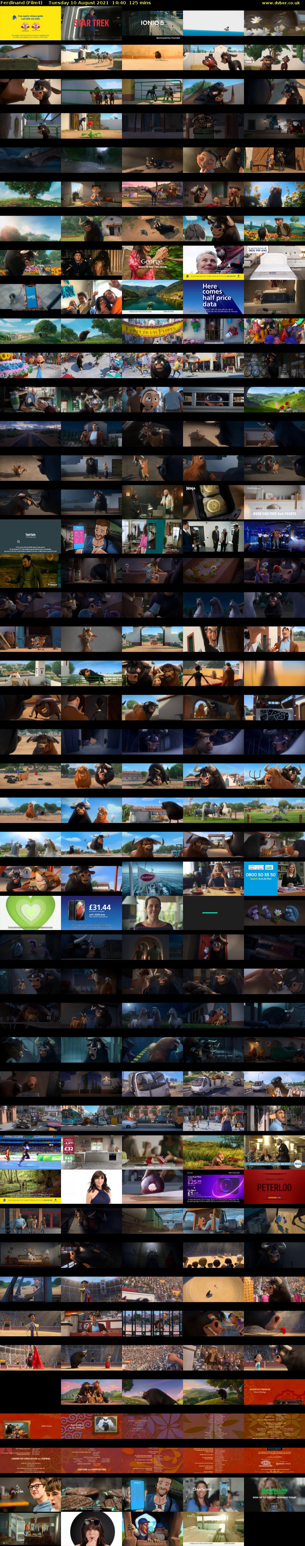 Ferdinand (Film4) Tuesday 10 August 2021 14:40 - 16:45