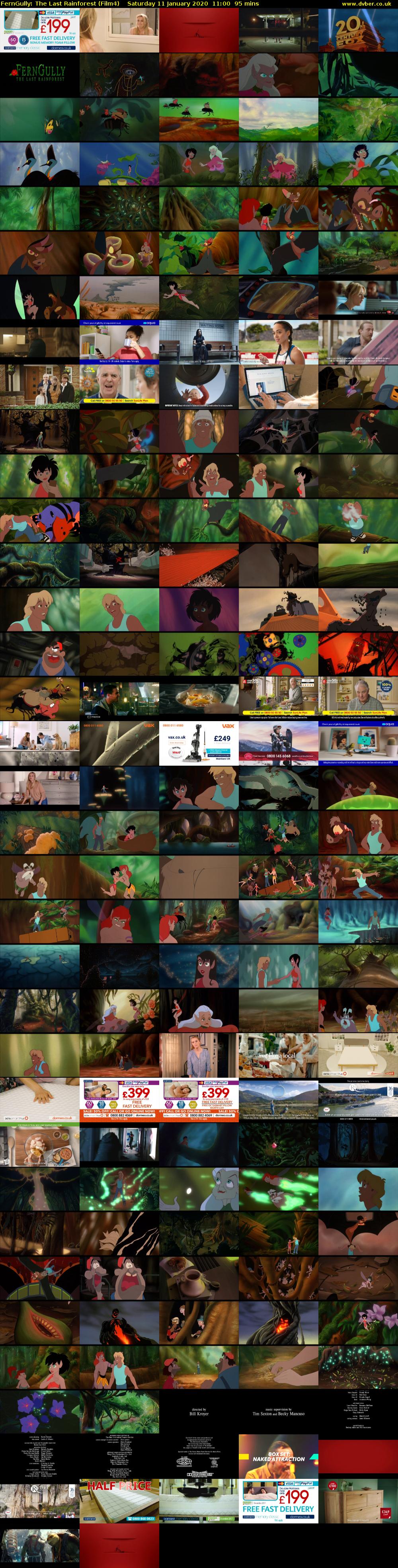 FernGully: The Last Rainforest (Film4) Saturday 11 January 2020 11:00 - 12:35