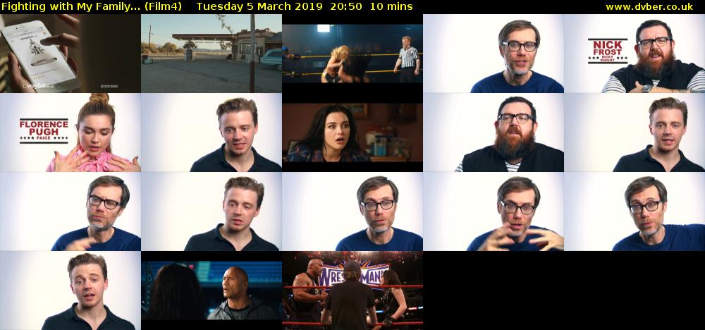 Fighting with My Family... (Film4) Tuesday 5 March 2019 20:50 - 21:00