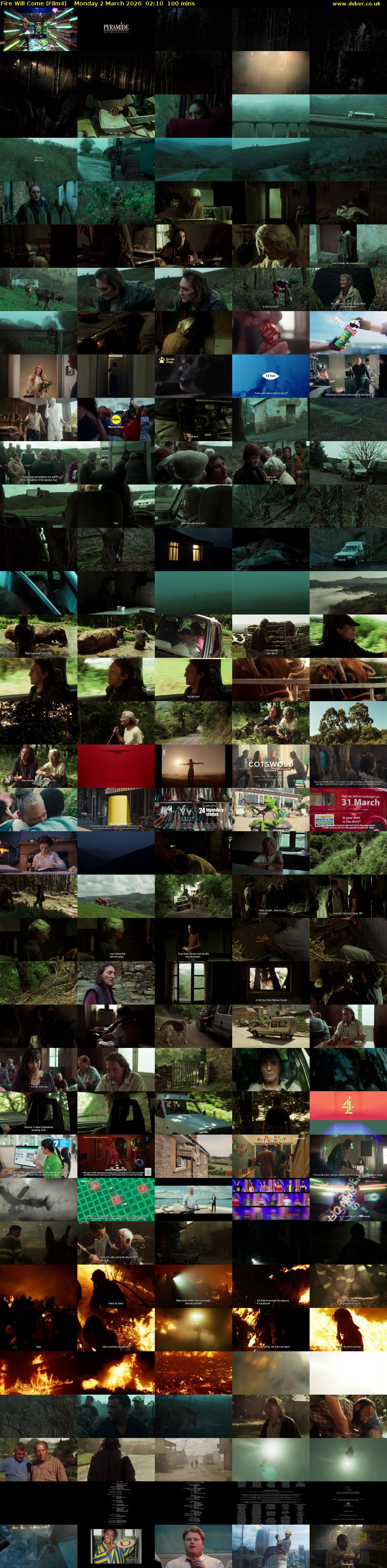 Fire Will Come (Film4) Monday 2 March 2026 02:10 - 03:50