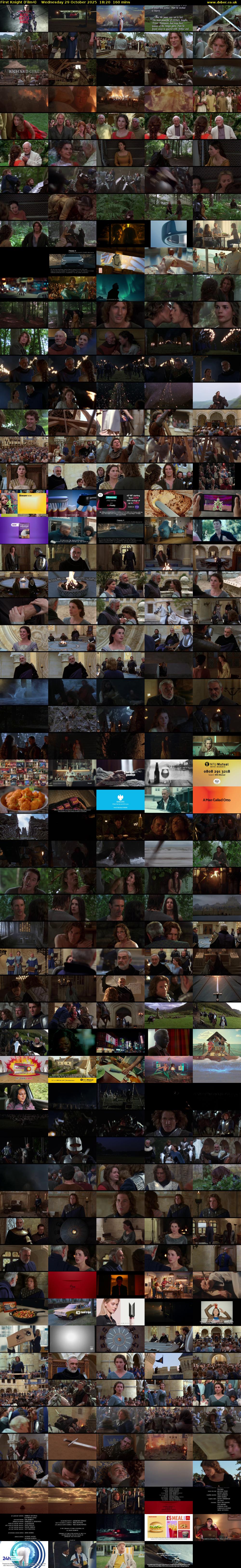 First Knight (Film4) Wednesday 29 October 2025 18:20 - 21:00