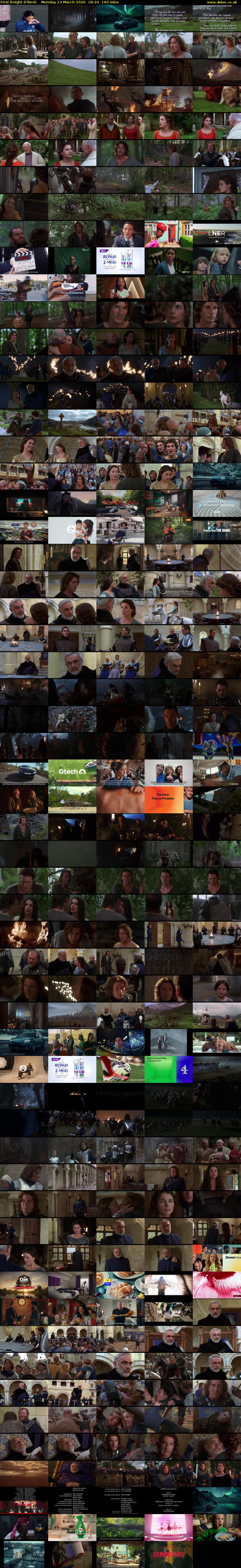 First Knight (Film4) Monday 23 March 2026 18:20 - 21:00