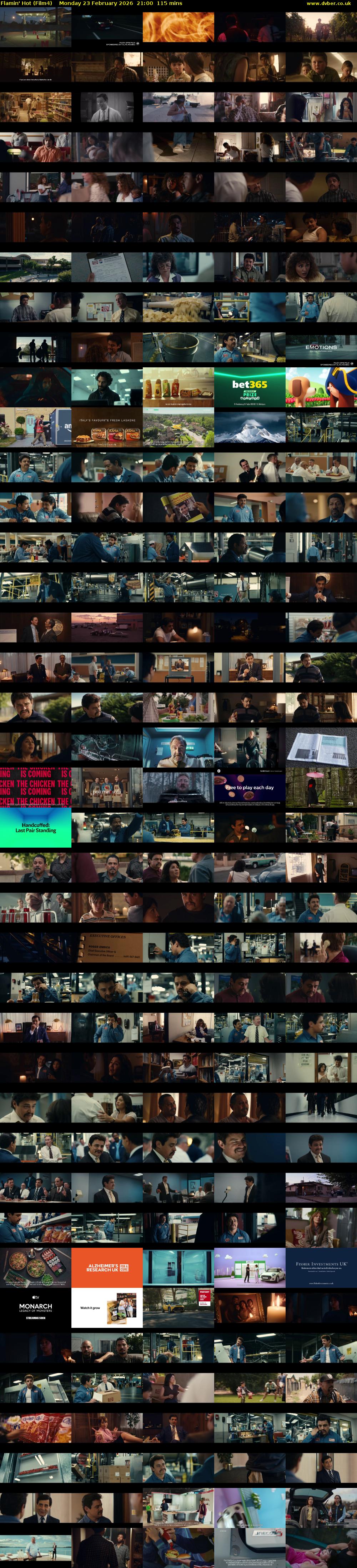 Flamin' Hot (Film4) Monday 23 February 2026 21:00 - 22:55