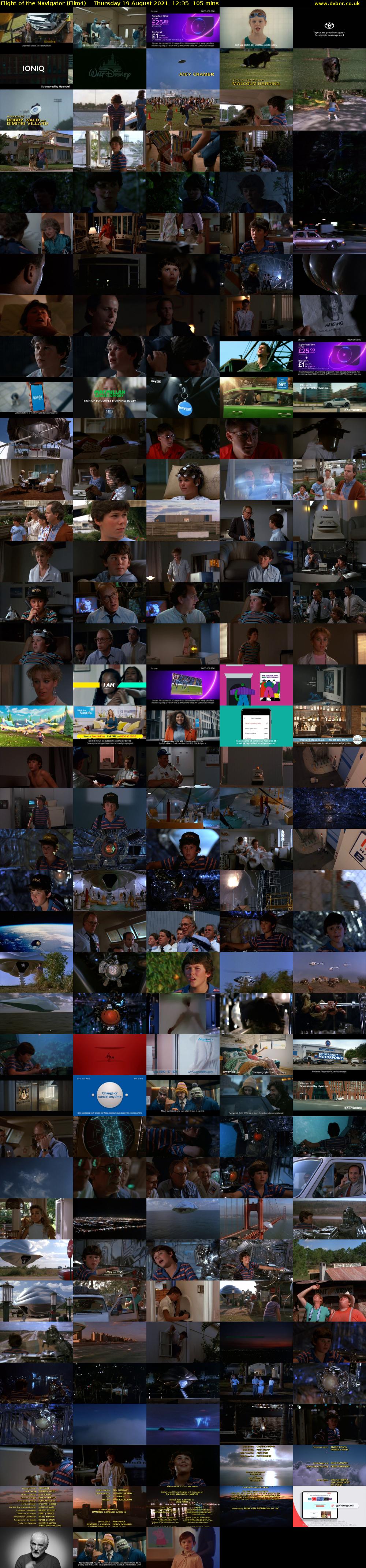 Flight of the Navigator (Film4) Thursday 19 August 2021 12:35 - 14:20