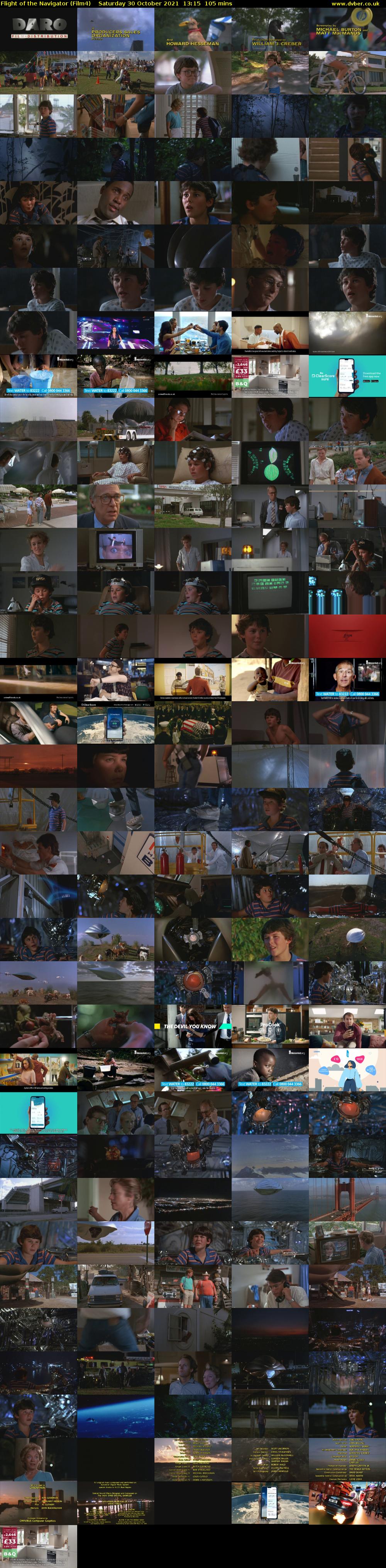 Flight of the Navigator (Film4) Saturday 30 October 2021 13:15 - 15:00