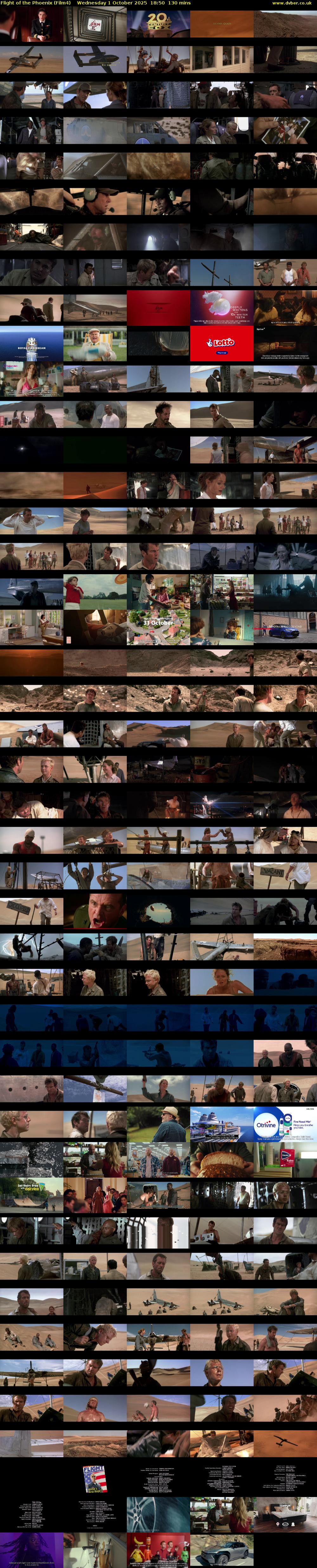 Flight of the Phoenix (Film4) Wednesday 1 October 2025 18:50 - 21:00