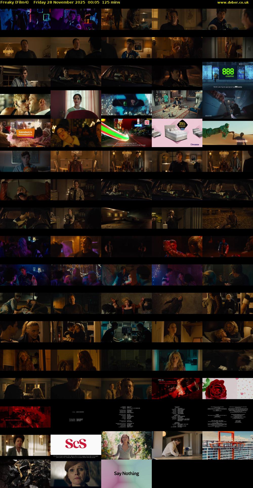 Freaky (Film4) Friday 28 November 2025 00:05 - 02:10