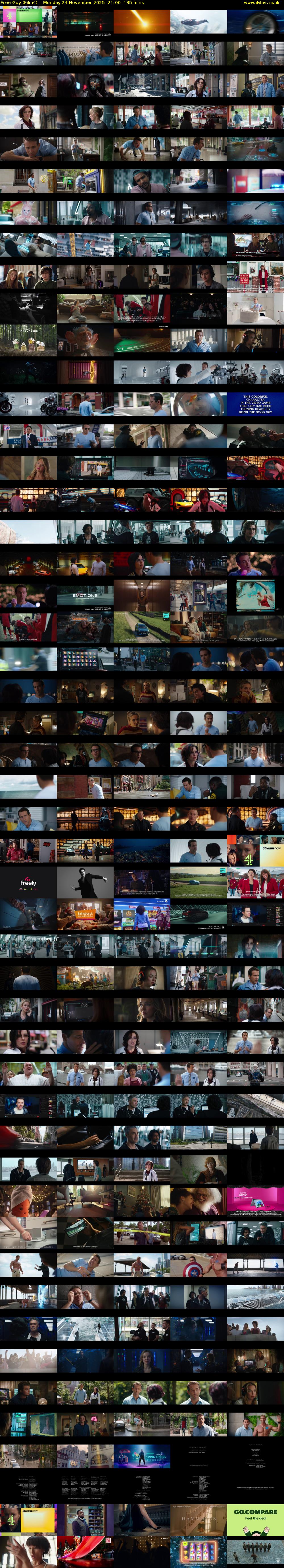 Free Guy (Film4) Monday 24 November 2025 21:00 - 23:15