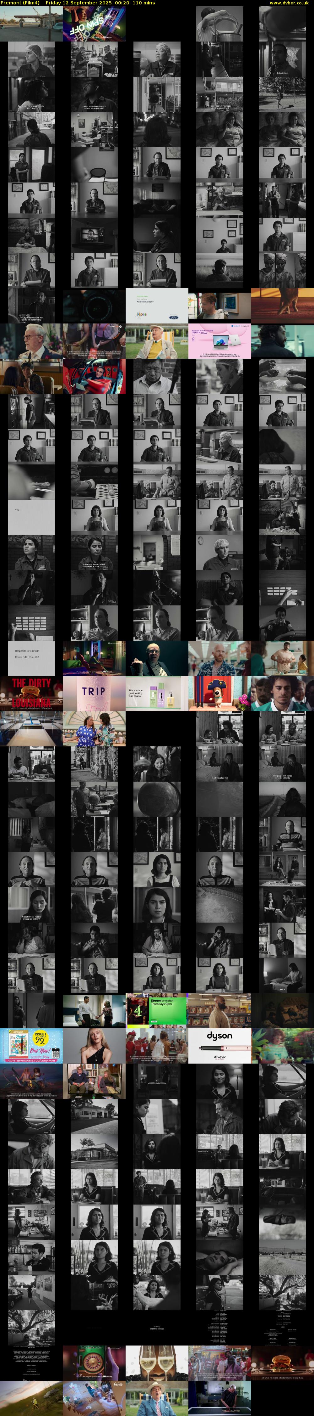 Fremont (Film4) Friday 12 September 2025 00:20 - 02:10