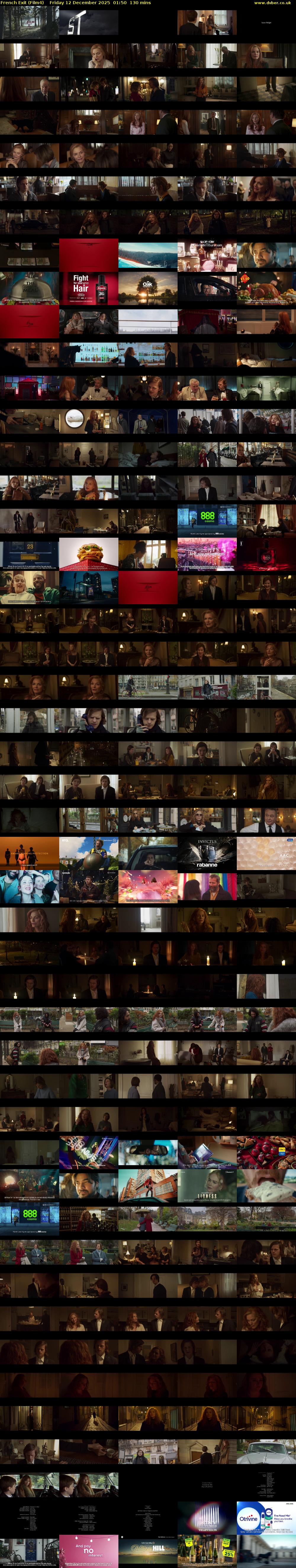 French Exit (Film4) Friday 12 December 2025 01:50 - 04:00