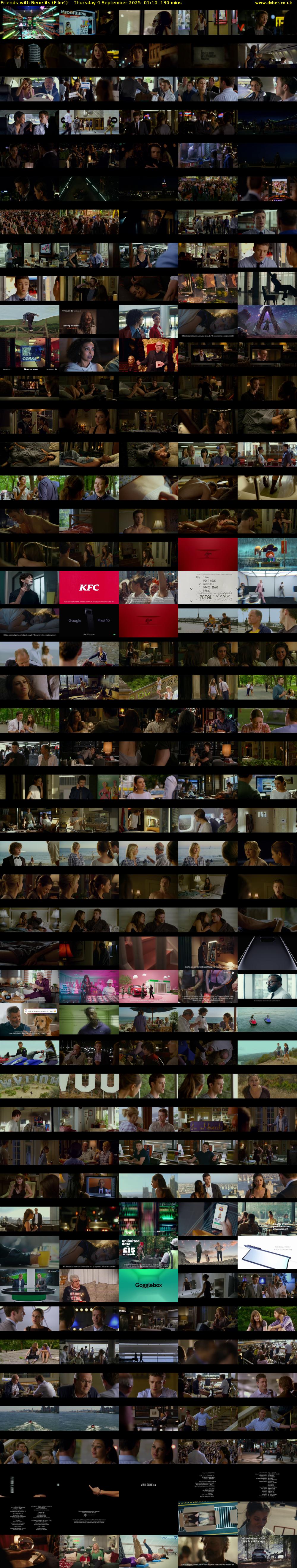 Friends with Benefits (Film4) Thursday 4 September 2025 01:10 - 03:20