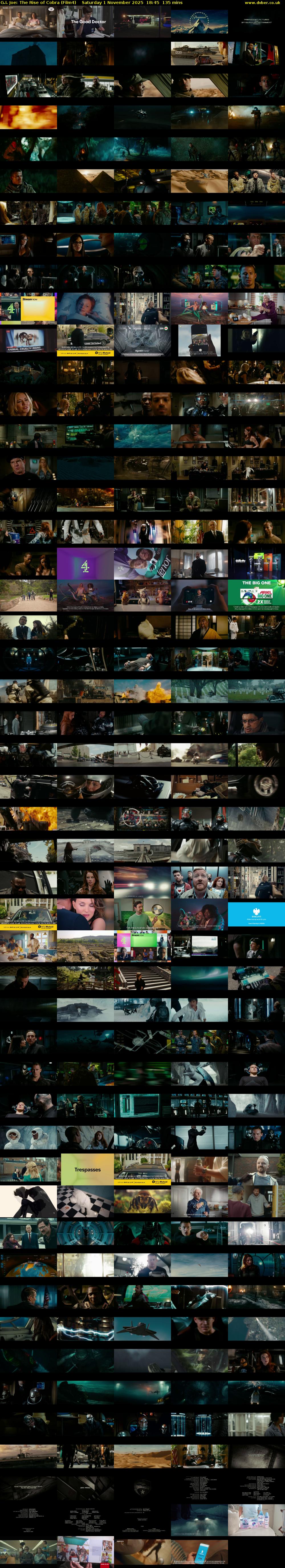 G.I. Joe: The Rise of Cobra (Film4) Saturday 1 November 2025 18:45 - 21:00