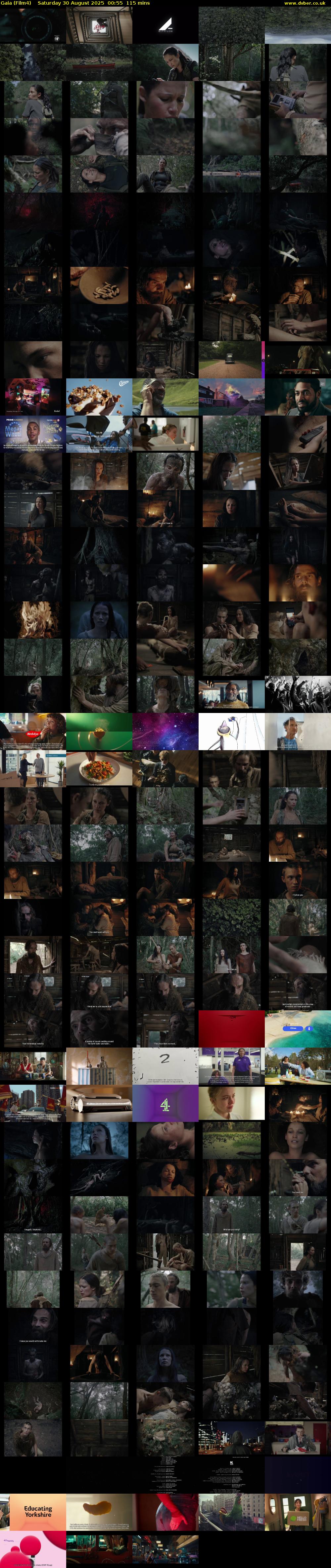 Gaia (Film4) Saturday 30 August 2025 00:55 - 02:50