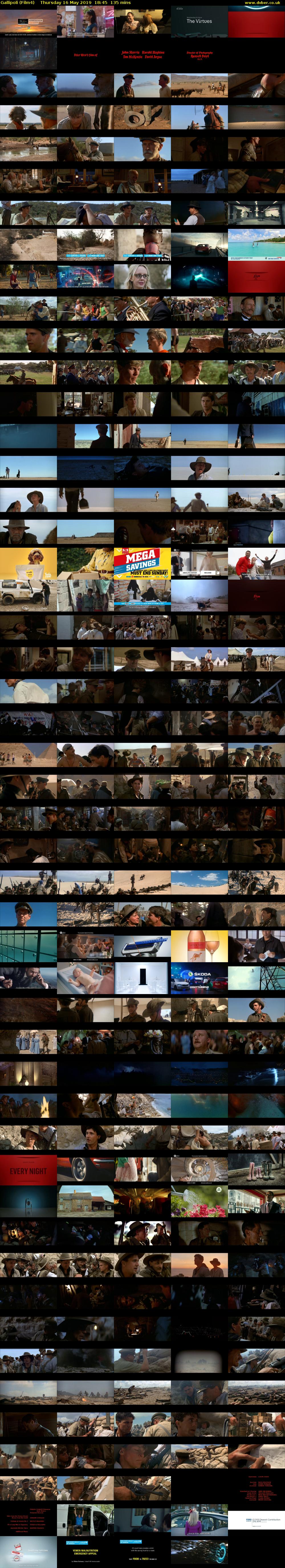 Gallipoli (Film4) Thursday 16 May 2019 18:45 - 21:00
