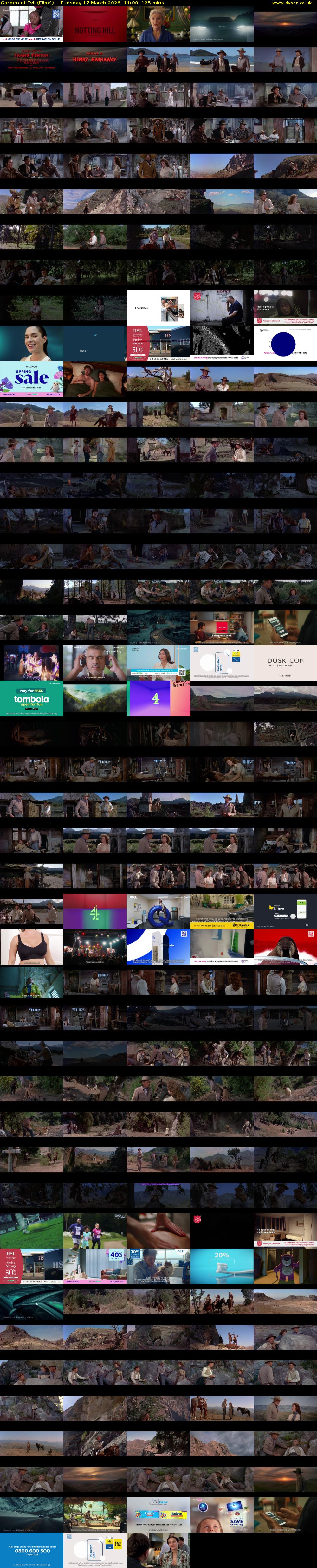 Garden of Evil (Film4) Tuesday 17 March 2026 11:00 - 13:05