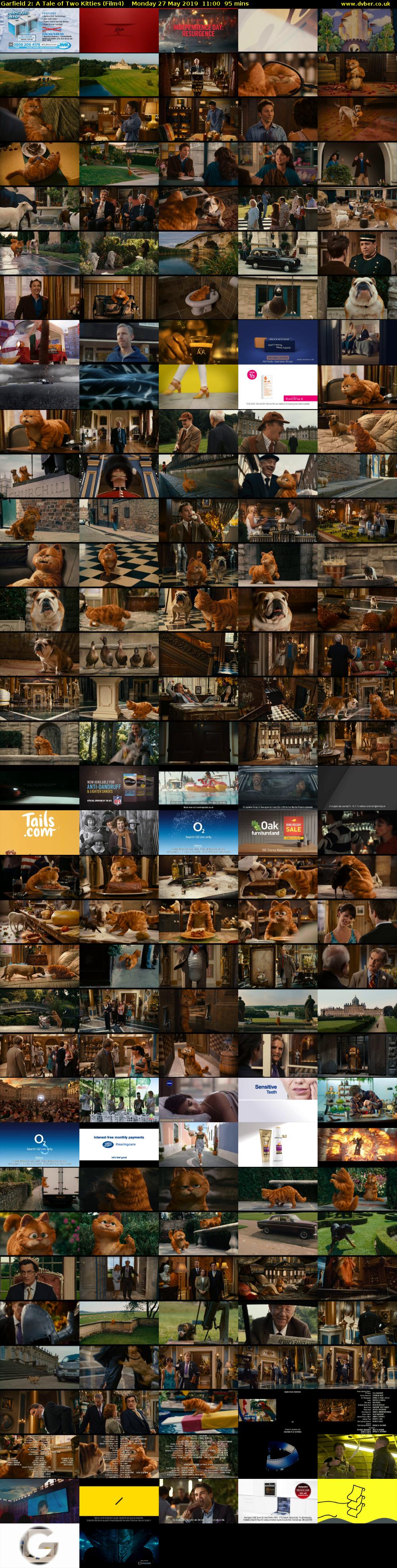 Garfield 2: A Tale of Two Kitties (Film4) Monday 27 May 2019 11:00 - 12:35