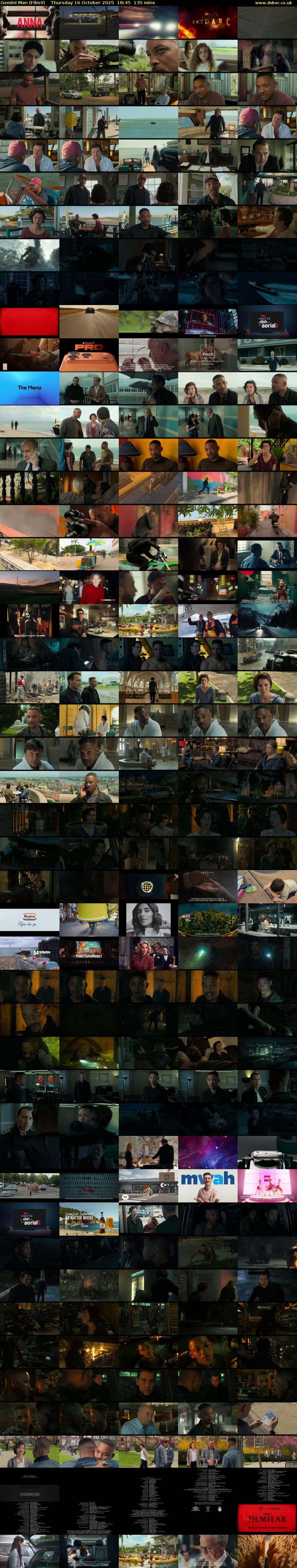 Gemini Man (Film4) Thursday 16 October 2025 18:45 - 21:00