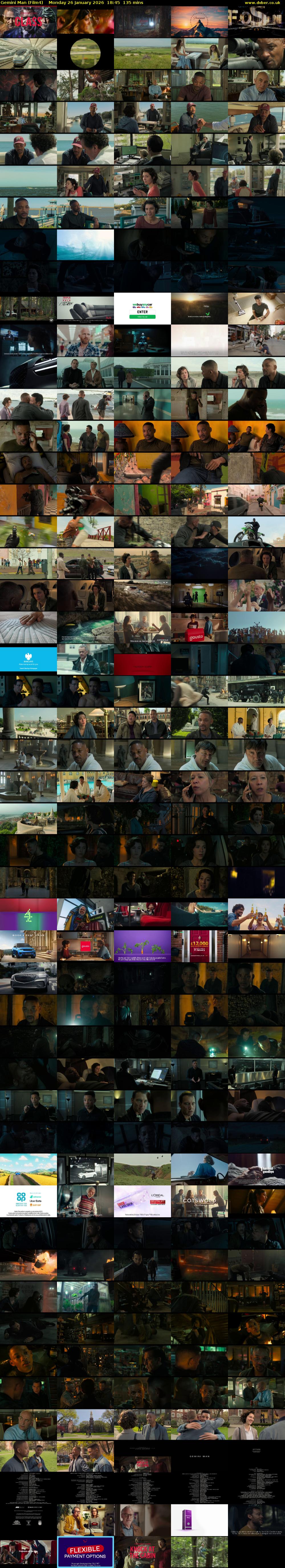 Gemini Man (Film4) Monday 26 January 2026 18:45 - 21:00