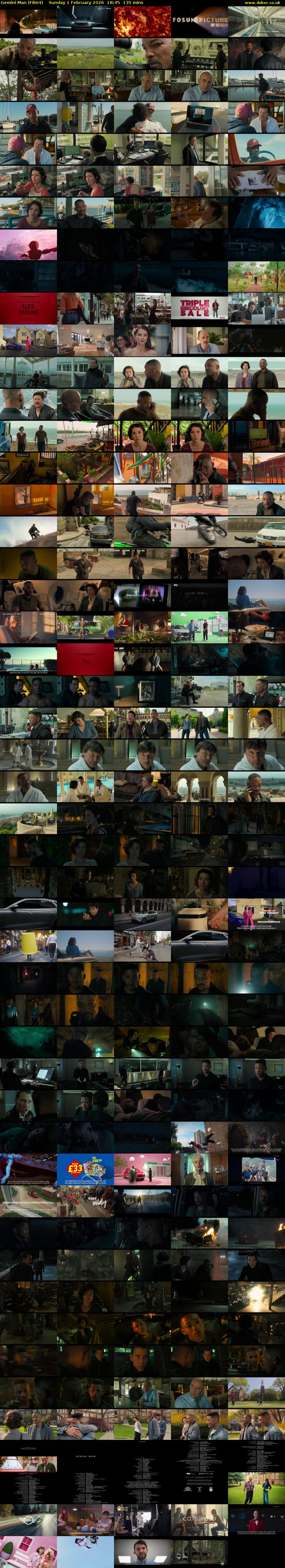 Gemini Man (Film4) Sunday 1 February 2026 18:45 - 21:00