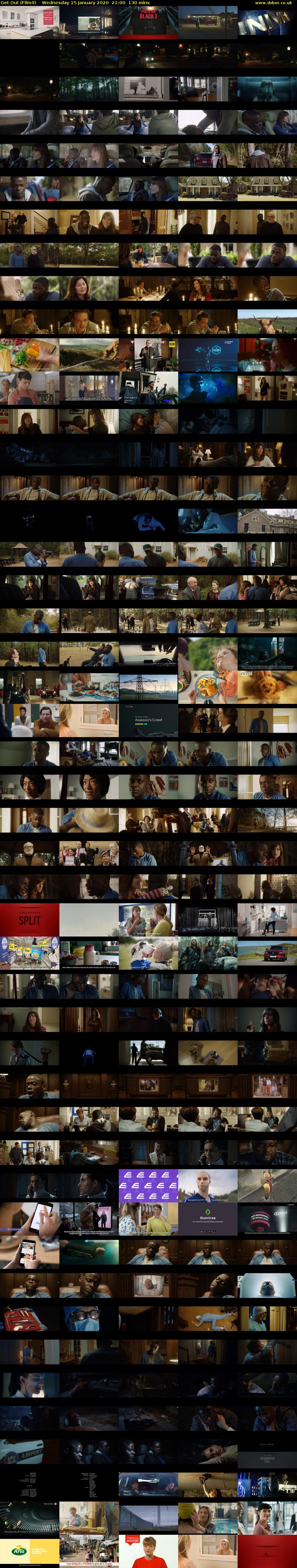 Get Out (Film4) Wednesday 15 January 2020 21:00 - 23:10