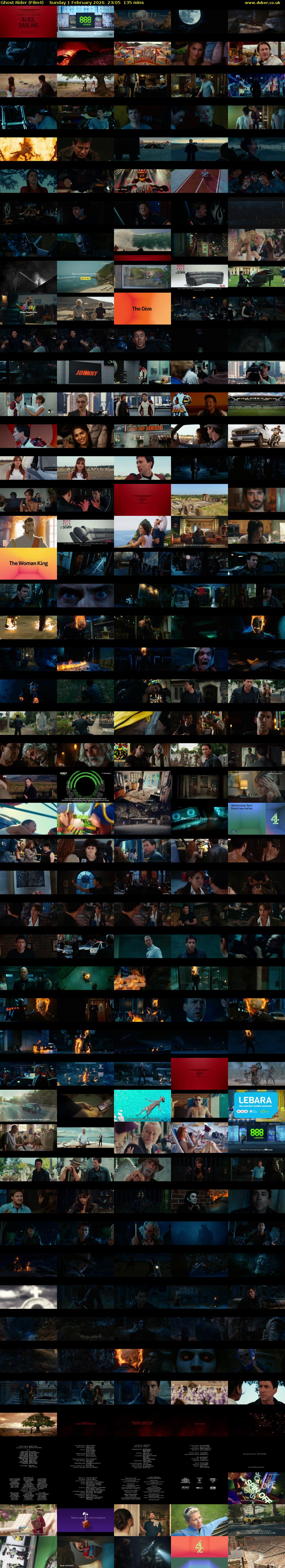 Ghost Rider (Film4) Sunday 1 February 2026 23:05 - 01:20