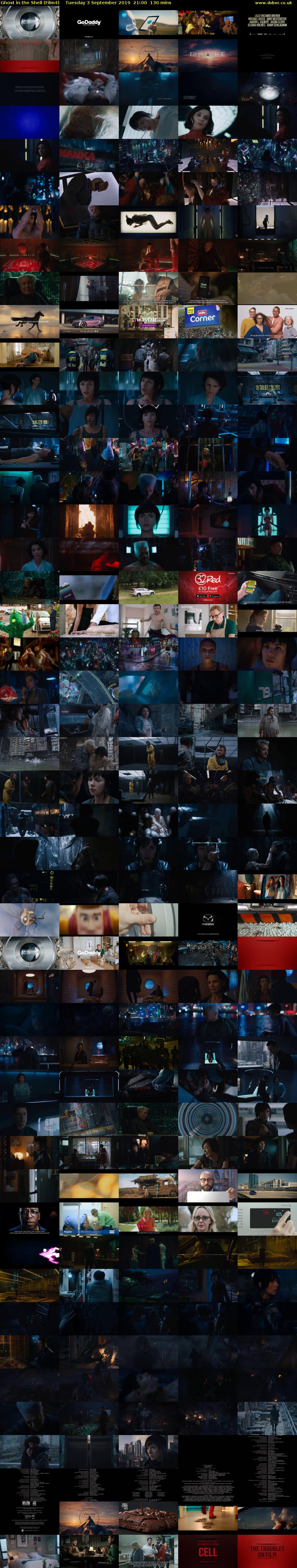 Ghost in the Shell (Film4) Tuesday 3 September 2019 21:00 - 23:10