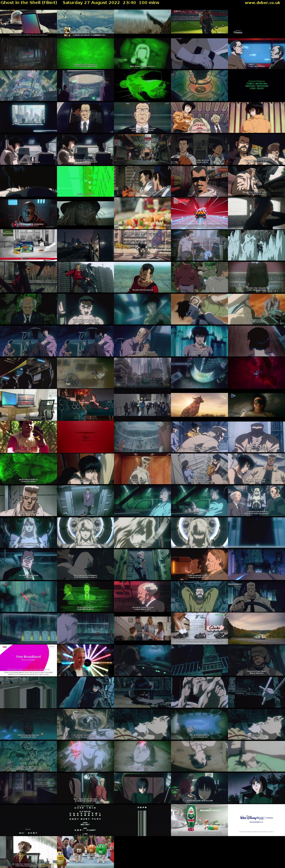 Ghost in the Shell (Film4) Saturday 27 August 2022 23:40 - 01:20