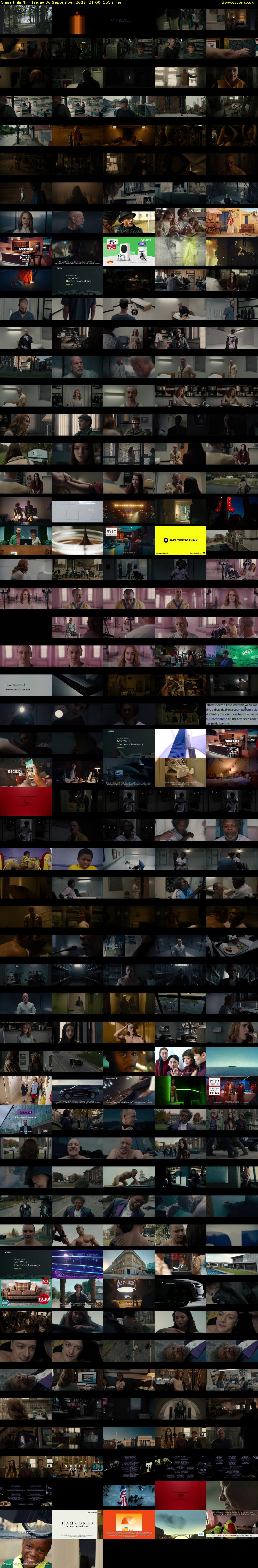 Glass (Film4) Friday 30 September 2022 21:00 - 23:35