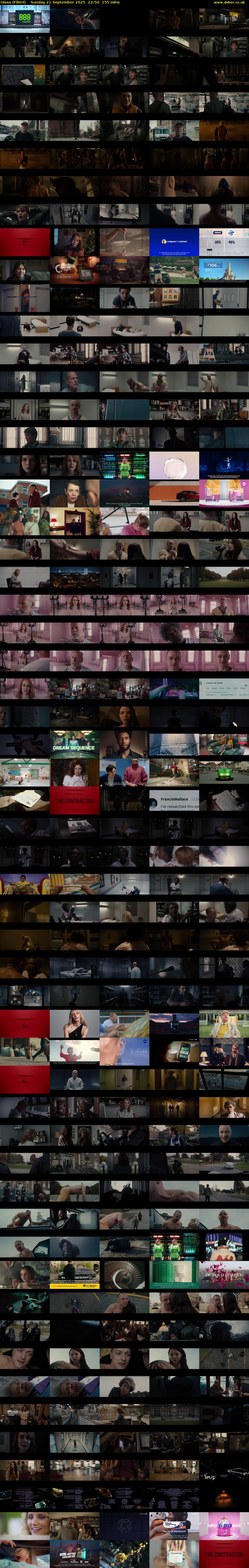 Glass (Film4) Sunday 21 September 2025 22:50 - 01:25