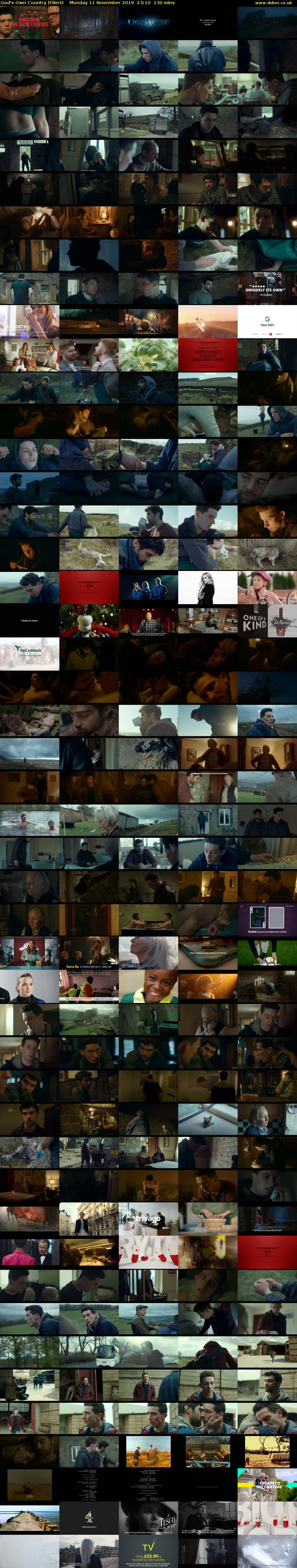 God's Own Country (Film4) Monday 11 November 2019 23:10 - 01:20