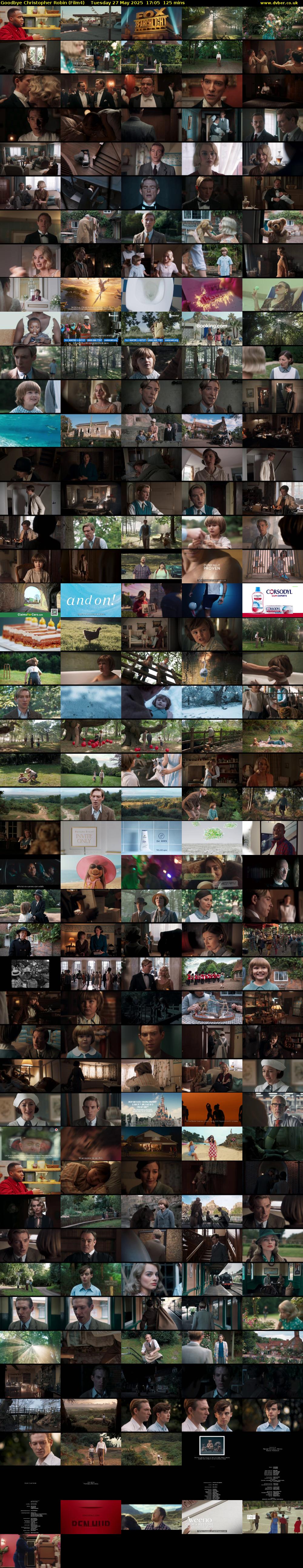 Goodbye Christopher Robin (Film4) Tuesday 27 May 2025 17:05 - 19:10