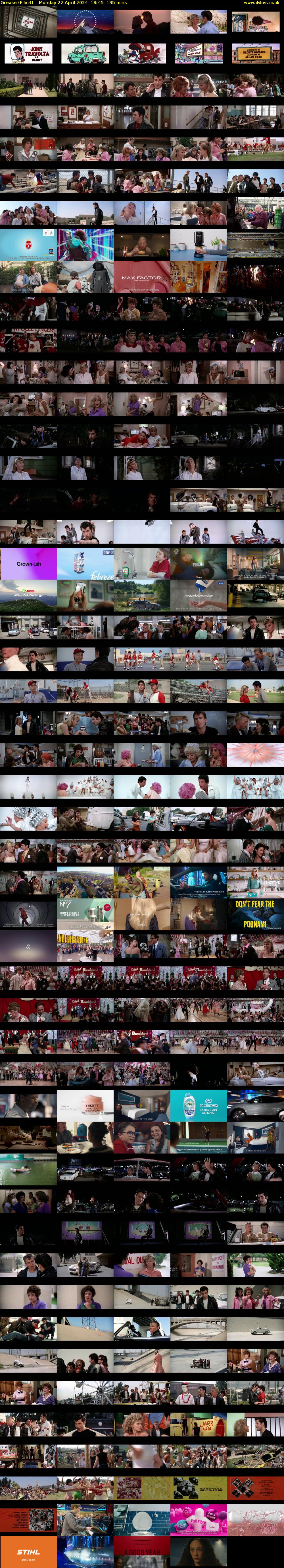 Grease (Film4) Monday 22 April 2024 18:45 - 21:00