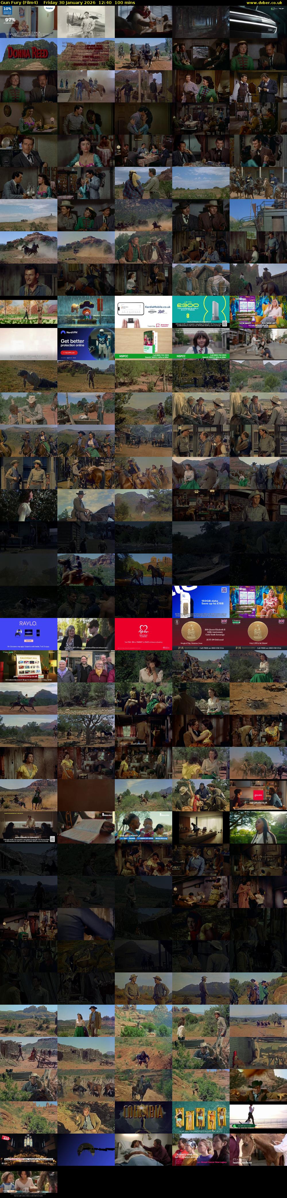 Gun Fury (Film4) Friday 30 January 2026 12:40 - 14:20