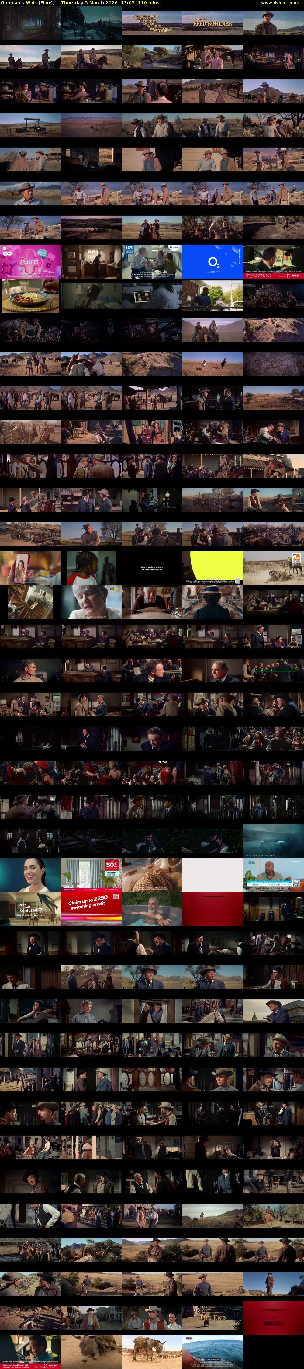 Gunman's Walk (Film4) Thursday 5 March 2026 13:05 - 14:55