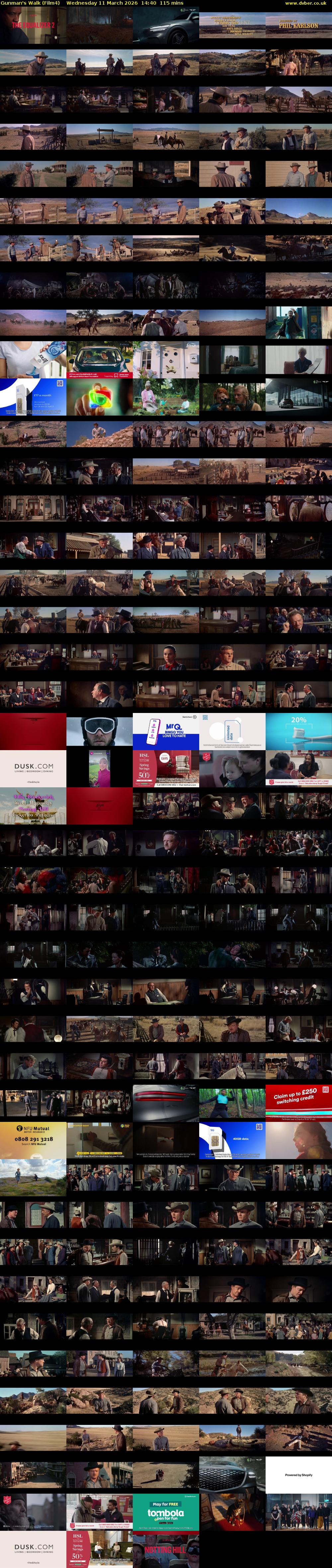 Gunman's Walk (Film4) Wednesday 11 March 2026 14:40 - 16:35