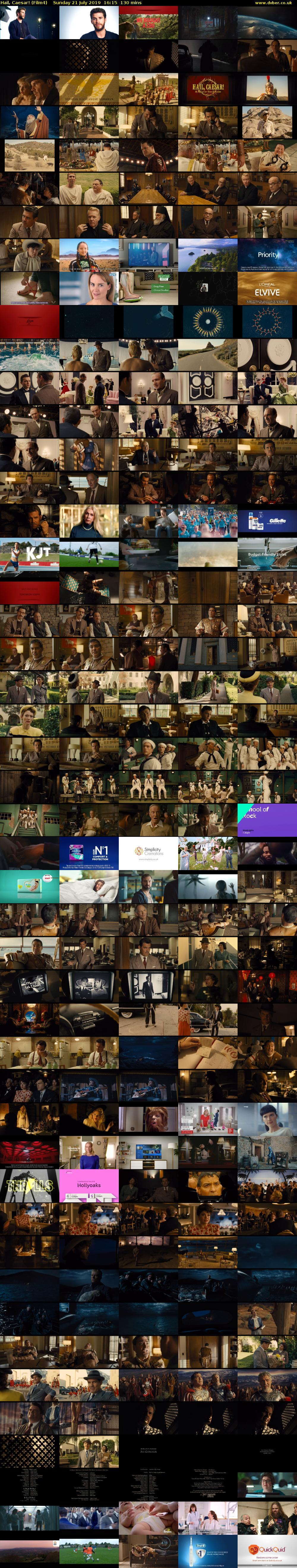 Hail, Caesar! (Film4) Sunday 21 July 2019 16:15 - 18:25
