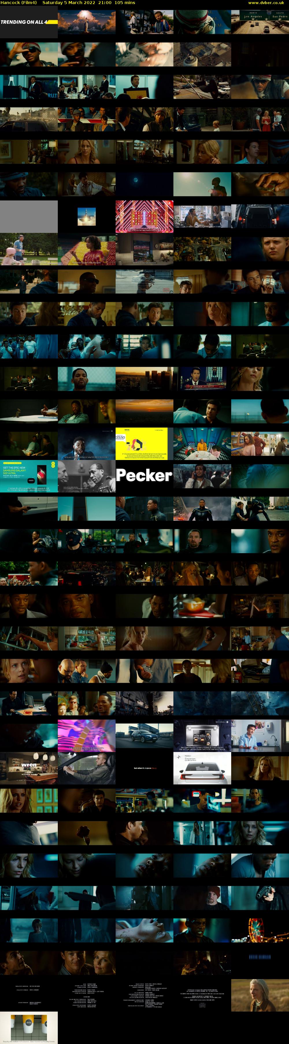 Hancock (Film4) Saturday 5 March 2022 21:00 - 22:45