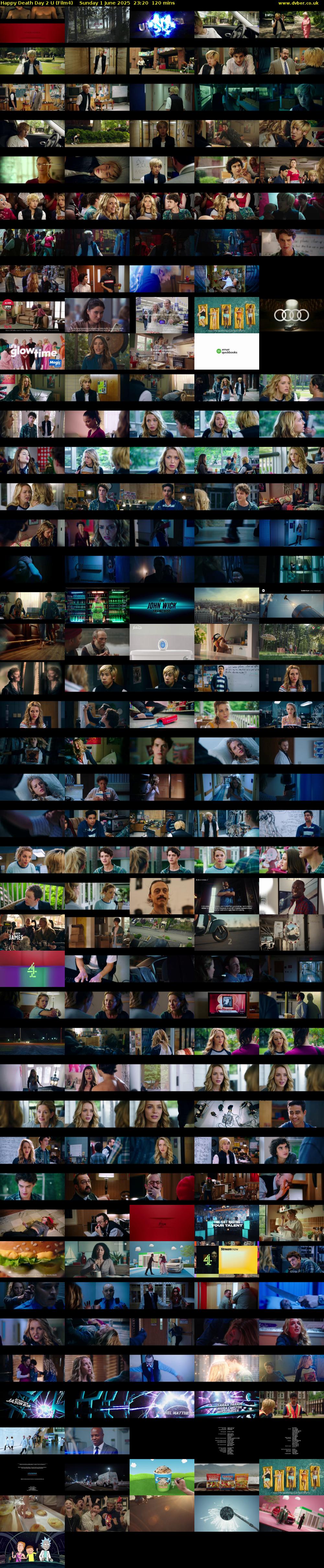 Happy Death Day 2 U (Film4) Sunday 1 June 2025 23:20 - 01:20
