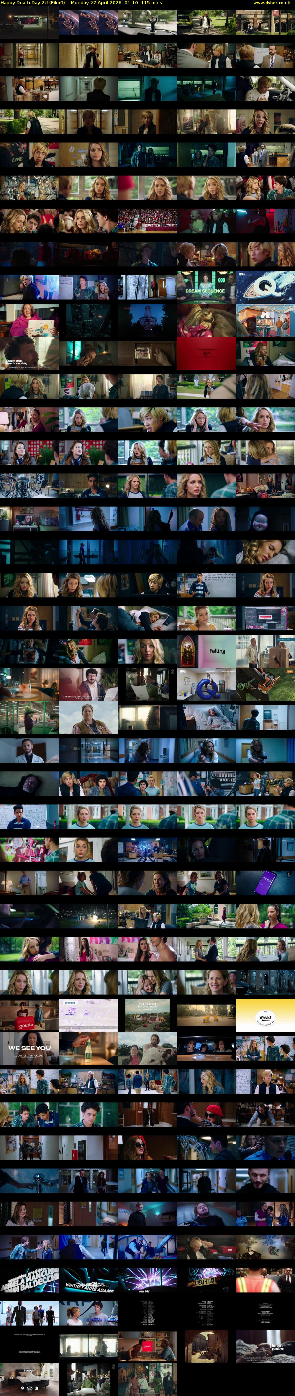 Happy Death Day 2U (Film4) Monday 27 April 2026 01:10 - 03:05