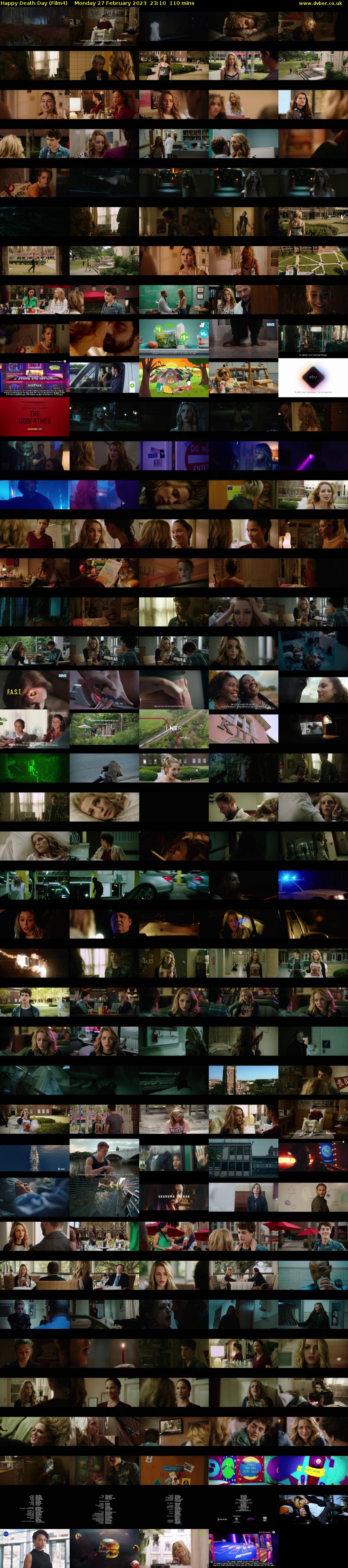 Happy Death Day (Film4) Monday 27 February 2023 23:10 - 01:00