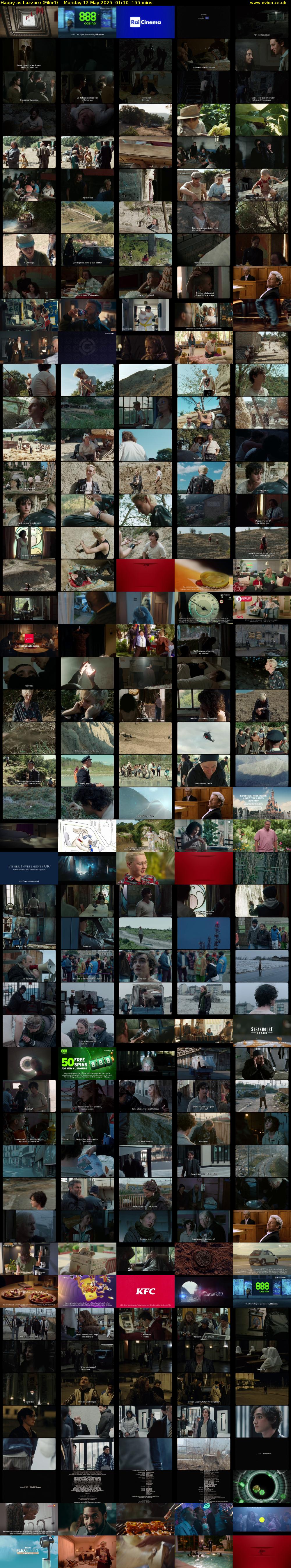 Happy as Lazzaro (Film4) Monday 12 May 2025 01:10 - 03:45