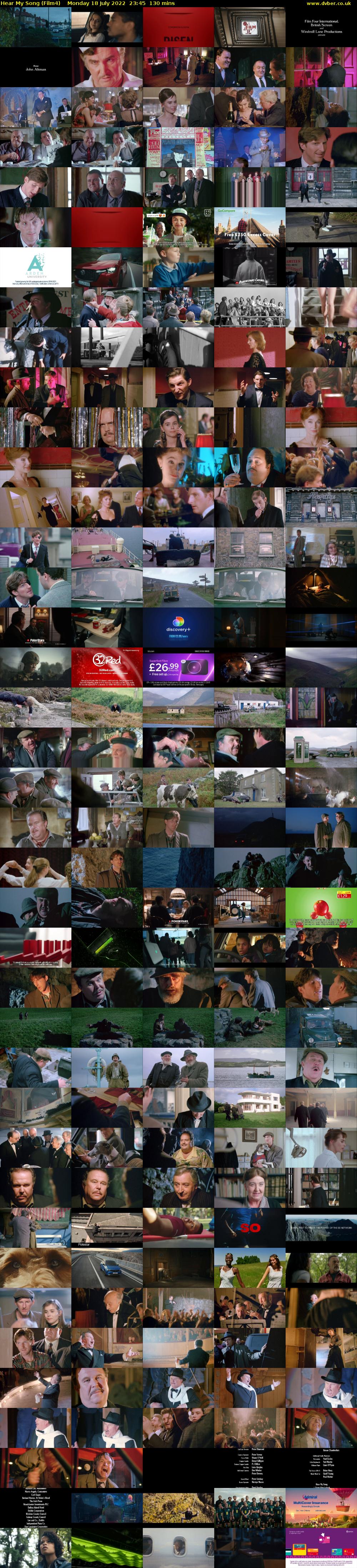 Hear My Song (Film4) Monday 18 July 2022 23:45 - 01:55