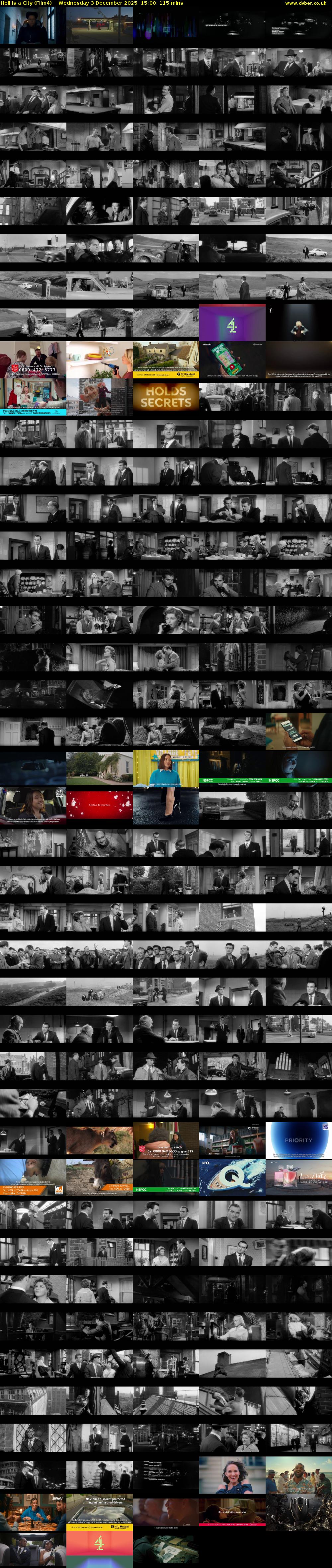 Hell Is a City (Film4) Wednesday 3 December 2025 15:00 - 16:55