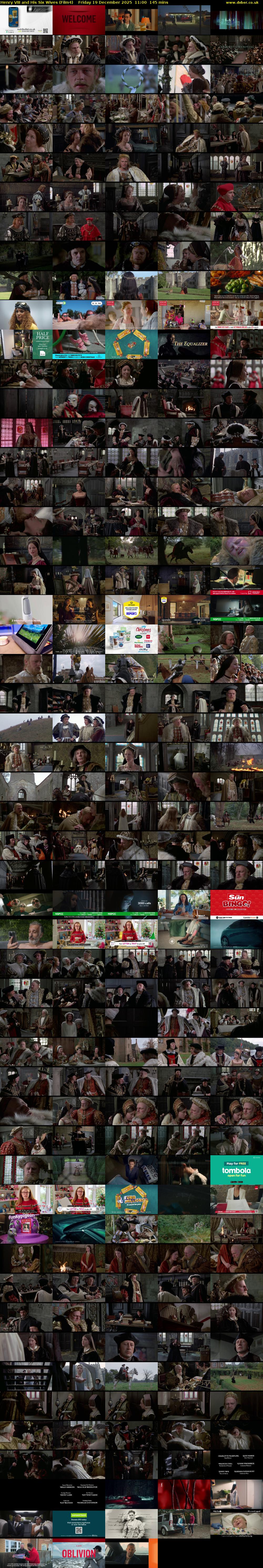 Henry VIII and His Six Wives (Film4) Friday 19 December 2025 11:00 - 13:25