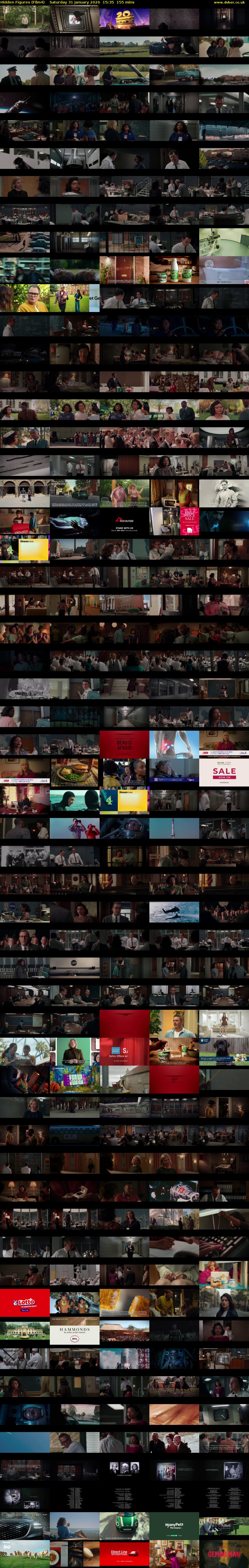 Hidden Figures (Film4) Saturday 31 January 2026 15:35 - 18:10