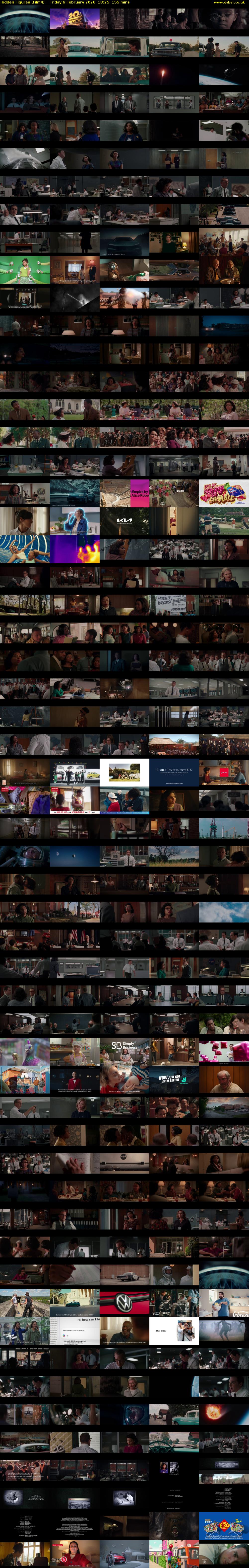 Hidden Figures (Film4) Friday 6 February 2026 18:25 - 21:00