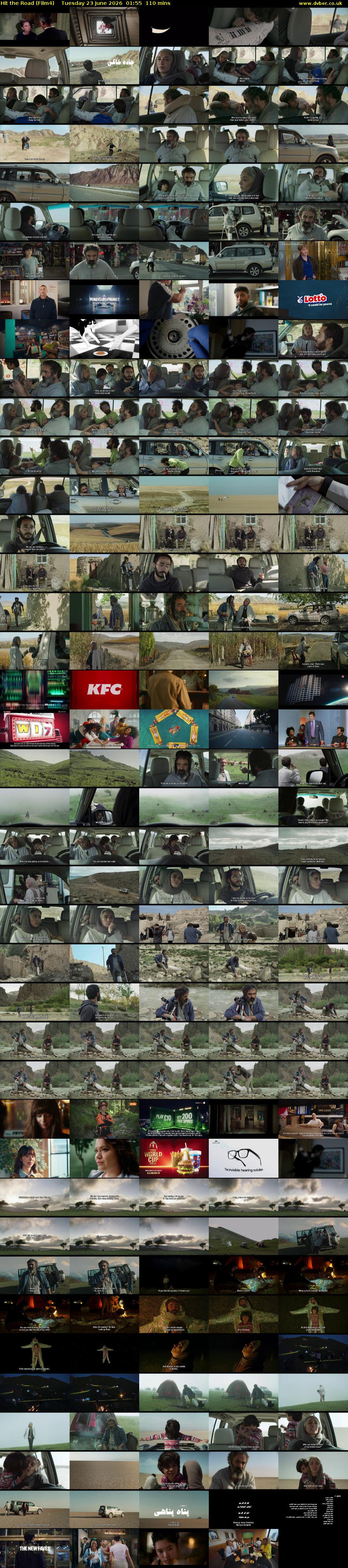 Hit the Road (Film4) Tuesday 23 June 2026 01:55 - 03:45