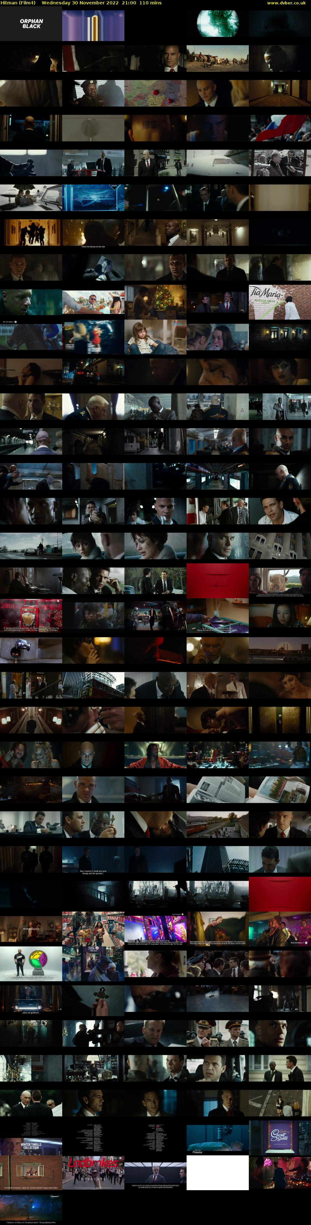 Hitman (Film4) Wednesday 30 November 2022 21:00 - 22:50