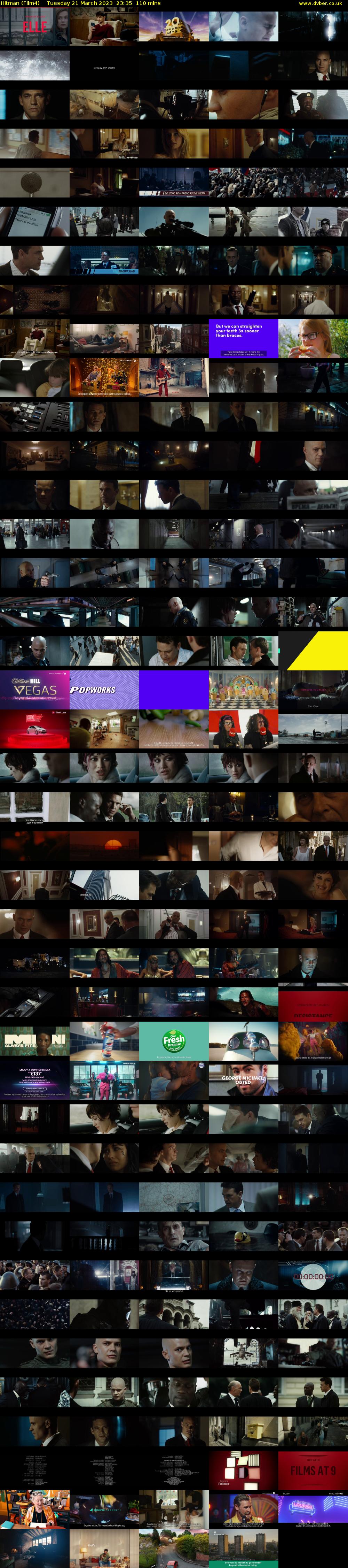 Hitman (Film4) Tuesday 21 March 2023 23:35 - 01:25