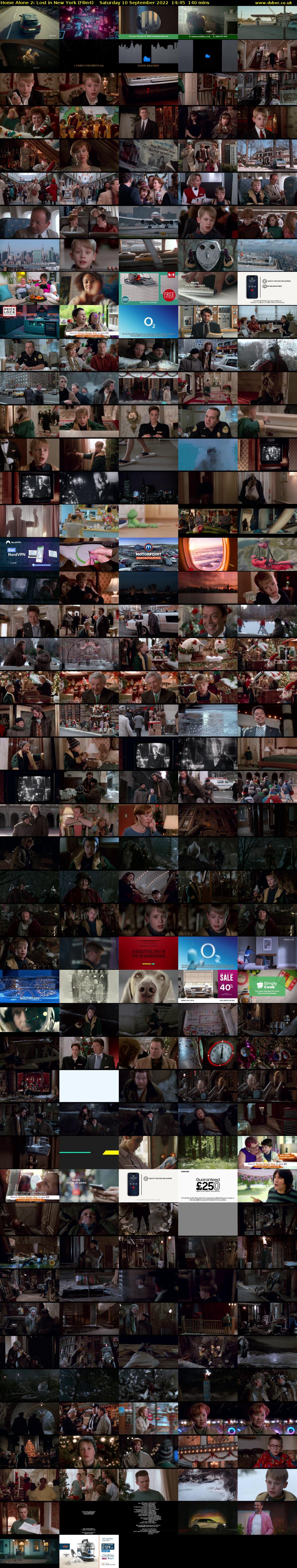 Home Alone 2: Lost in New York (Film4) Saturday 10 September 2022 14:45 - 17:05